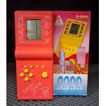 Винтажная портативная игровая приставка Тетрис Brick Game Е-9999 (оранжевая)